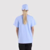 Baby Blue Sunflowers Women Cotton Spandex 03