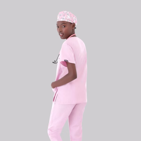 Baby Pink Lite Scrubs Women 06