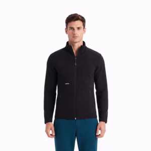 Black_Polar Fleece_Men_01 Black Polar Fleece Men 01