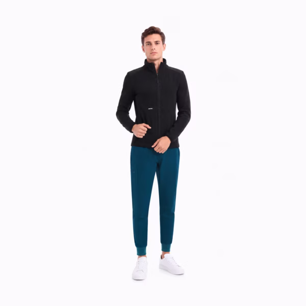 Black Polar Fleece Men 05