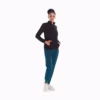 Black Polar Fleece Women 05