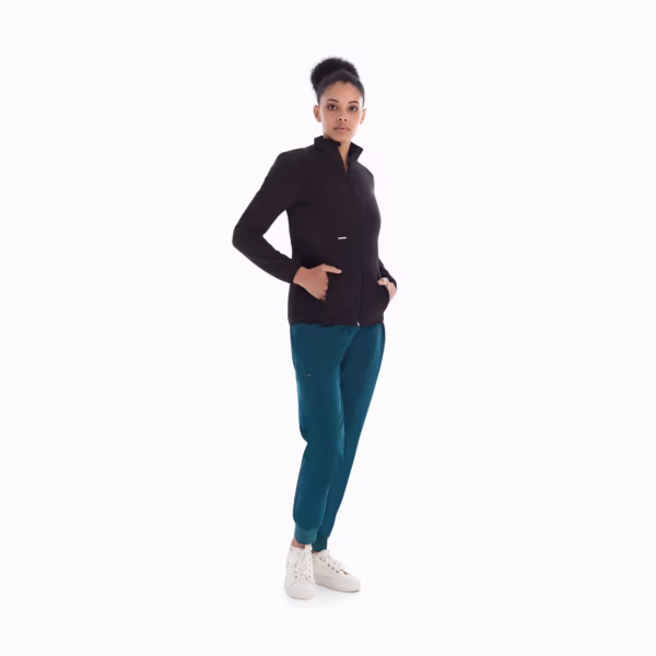 Black Polar Fleece Women 05