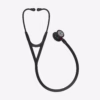 Cardiology IV Black Finish Chestpiece Black Tube Red Stem Black Headset 02