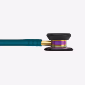 Classic II Paediatric Caribbean Blue Tube Rainbow finish Chestpiece 02