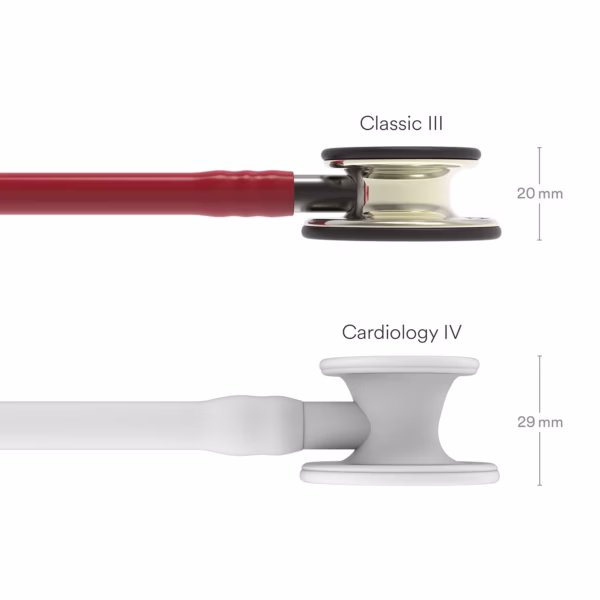 Classic III Burgundy Tube Champagne Finish Chestpiece Smoke stem headset 03
