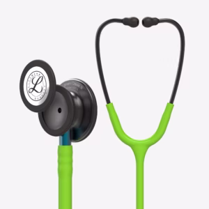 Classic III Lime Green Tube Smoke Chestpiece Blue Stem Smoke Headset 01