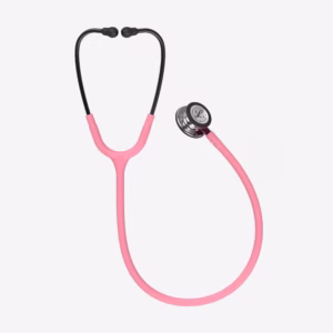 Classic III Pearl Pink Tube Mirror Chestpiece Pink Stem Smoke Headset 02