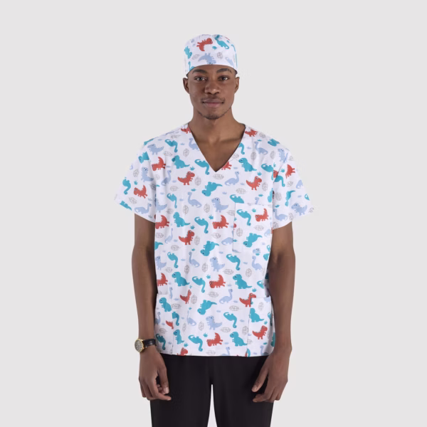 Dino Friends_Men_Cotton Spandex_01 Dino Friends Men Cotton Spandex 01