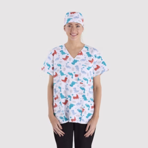 Dino Friends_Women_Cotton Spandex_01 Dino Friends Women Cotton Spandex 01