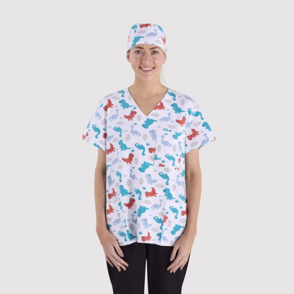 Dino Friends Women Cotton Spandex 01
