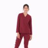 Farrah Modest Maroon 02