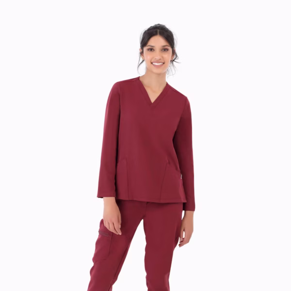 Farrah Modest Maroon 02