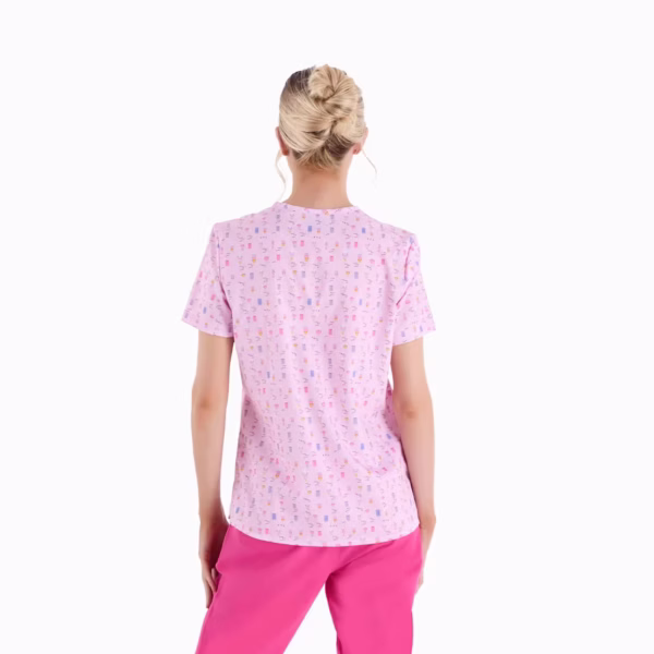 Frosty Pink_Female_Printed Tops_03 Frosty Pink Female Printed Tops 03