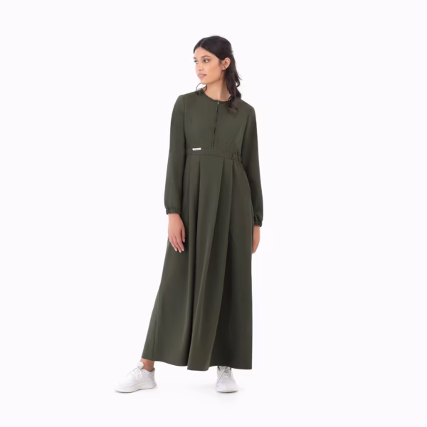 Jasmine Modest Olive Green 01