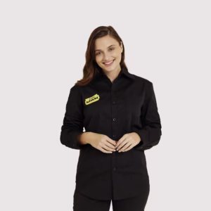 Ladies Long Sleeve Button-up Shirt Ladies Long Sleeve Button-up Shirt