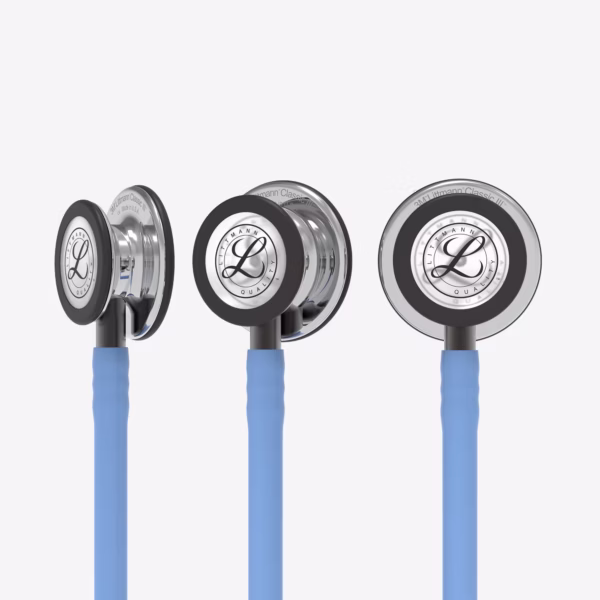 Littmann® Classic III™- Ceil Blue Tube, Mirror Chestpiece, Smoke Stem and Smoke Headset_04 Littmann® Classic III™ Ceil Blue Tube, Mirror Chestpiece, Smoke Stem and Smoke Headset 04