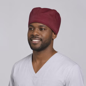 Maroon Male Chef Style Theatre