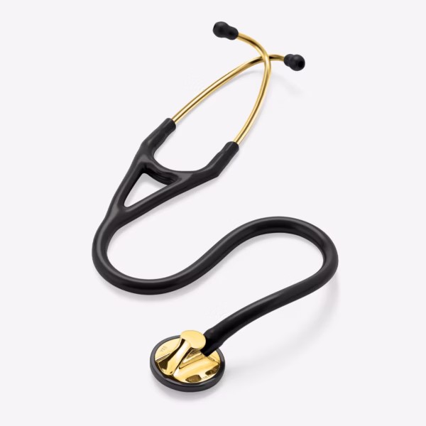 Master Cardiology Black Tube Brass Finish Chestpiece 04