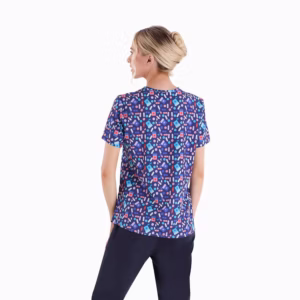 Mighty Meds Female Printed Tops 03