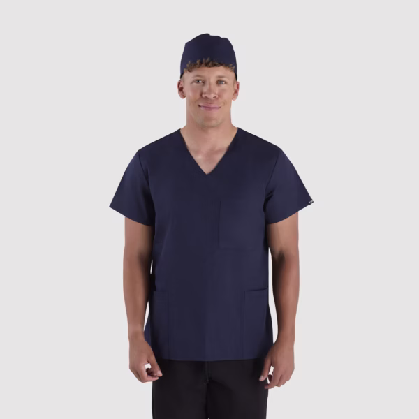 Navy Blue Men Lite Caps 01