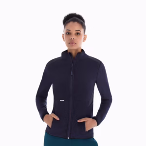 Navy_Polar Fleece_Women_01 Navy Polar Fleece Women 01