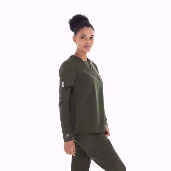 Olive Green Female Underscrubs 03