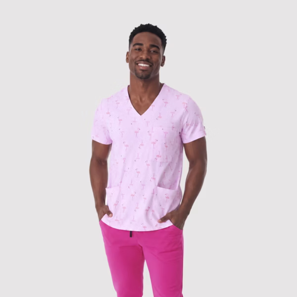 PT Cotton Spandex Men Pink Flamingos 02