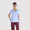 PT Cotton Spandex Women Baby Blue Sunflowers 02