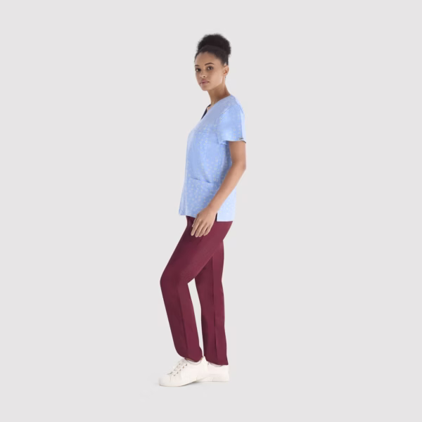 PT Cotton Spandex Women Baby Blue Sunflowers 03