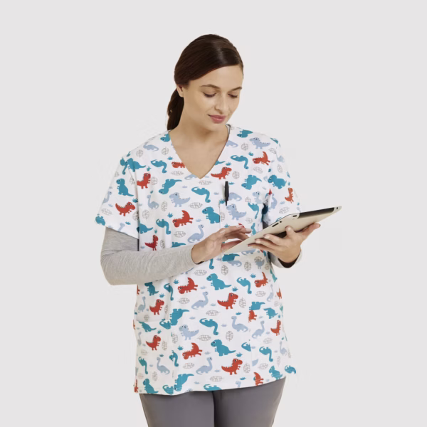 PT Cotton Spandex Women Dino Friends 01