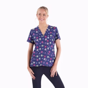 Paw Print_Female_Printed Tops_01 Paw Print Female Printed Tops 01