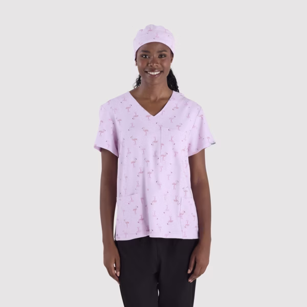 Pink Flamingos_Women_Cotton Spandex_01 Pink Flamingos Women Cotton Spandex 01