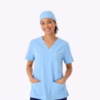 Powder Blue Female ScrubLab Caps 01