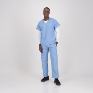 Powder Blue_Lite Scrubs_Men_01 Powder Blue Lite Scrubs Men 01