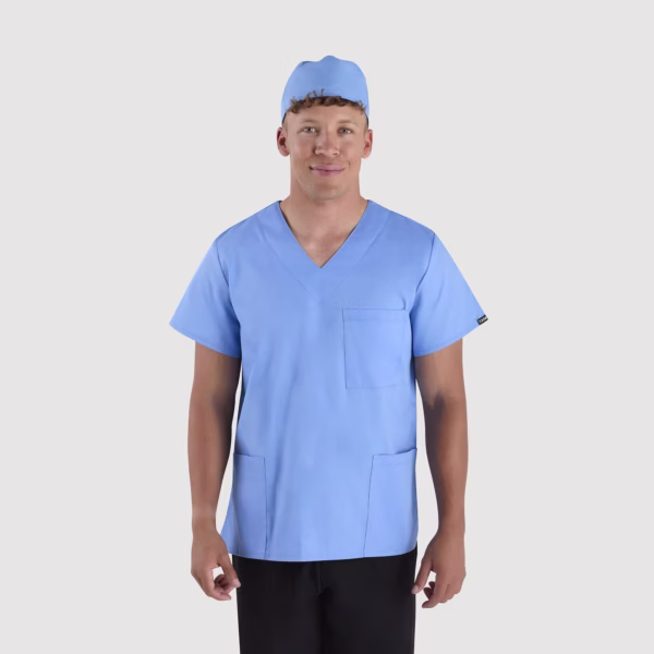 Powder Blue Men Lite Caps 01