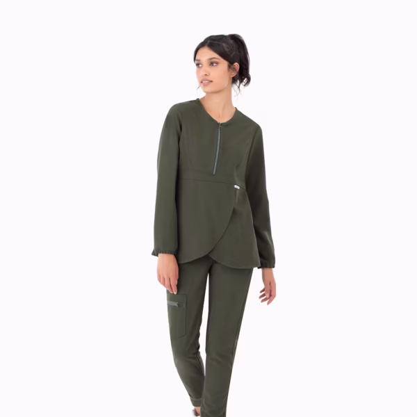 Zara Modest Olive Green 01